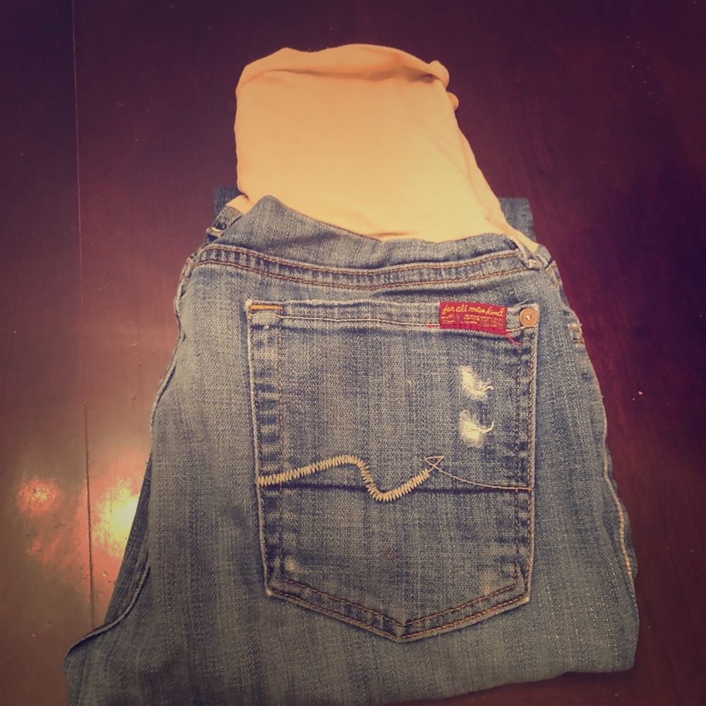 Seven for all Mankind Maternity Jeans size 30